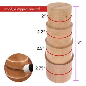 Mandril de madera Escalonado - Imagen 2