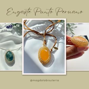  Curso Online: Engaste en Punto Peruano – Joyería Tejida