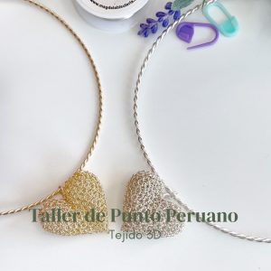  Curso Online Corazón 3D – Joyería Tejida