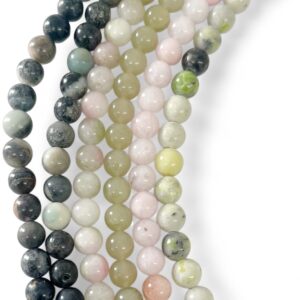 Tira de piedra  agata natural, redondos , medida 8mm