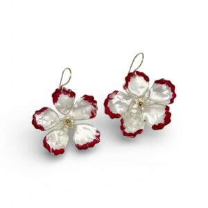 Pendientes flor en resina – Colección HIPNÓTICA