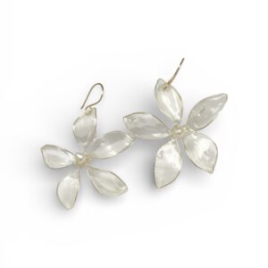 Pendientes flor en resina – Colección HIPNÓTICA