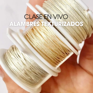 Clase en Vivo Alambres Texturizados