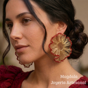 Pendientes Tejidos "Pellizco de Oro"